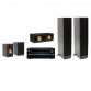 Klipsch RF-62 II black + RB-61 II black + RC-62 II black + Onkyo TX-NR636 black