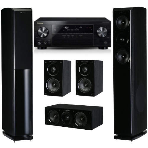 Pioneer VSX-830-K + Wharfedale Obsidian 600 Cinema Pack blackwood