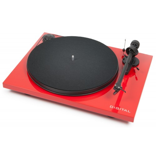 Проигрыватель винила Pro-Ject ESSENTIAL II DIGITAL (OM 5e) red