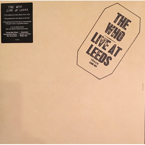 Виниловая пластинка Who, The, Live At Leeds