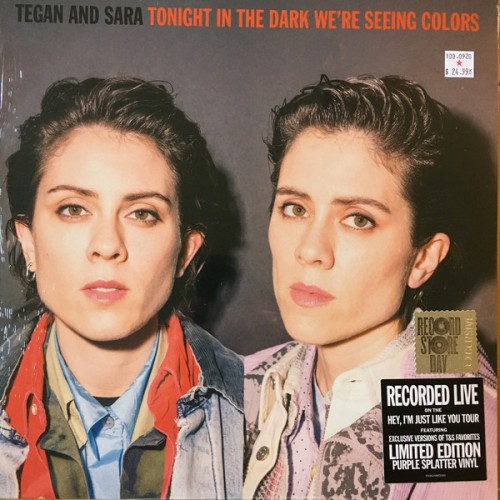 Виниловая пластинка Tegan and Sara — TONIGHT WE’RE IN THE DARK SEEING COLORS (RSD2020 / Limited Violet & Black Splatter Vinyl)