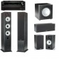 Домашний кинотеатр Monitor Audio BX6 + BX1 + BX Centre + BXW-10 black + Onkyo TX-NR626 black