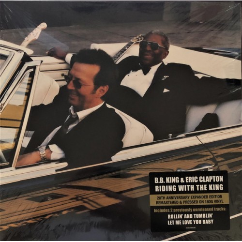 Виниловая пластинка WM ERIC CLAPTON / B.B. KING, RIDING WITH THE KING (20TH ANNIVERSARY) (180 Gram Black Vinyl/Gatefold/Remastered/+2 Bonus Tracks)