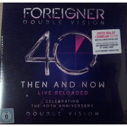 Виниловая пластинка Foreigner — DOUBLE VISION: THEN AND NOW (LIMITED ED.) (2LP+BR)