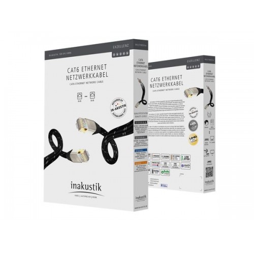 Inakustik Кабель Excellence Network Cable CAT6 RJ45 <> RJ45 1,0m EAN:4001985514380